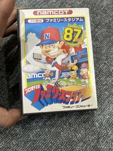 FC　プロ野球ファミリースタジアム 87年度版　箱説・シール付き　ファミスタ　ファミコンソフト　任天堂　Nintendo