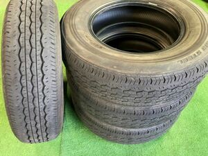 送料無料 200系 ハイエース 純正タイヤ ブリヂストン エコピア RD613 195/80R15 107/105L 2019年製造 キャラバン レジアス