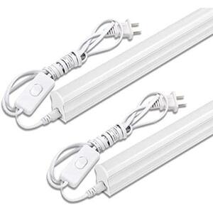 40W形/2本 LED蛍光灯 40W形 器具一体型LED蛍光灯 T5 LED 直管 18W led 6000K-6500K 昼光色 天井照明 バーライト ベースライト 120cm 蛍光灯