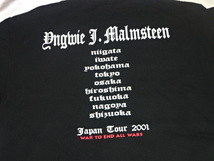 送料185円・R583■ イングヴェイ・マルムスティーン　2001 来日公演　Tシャツ　*商品詳細必読　Yngwie Malmsteen_画像4