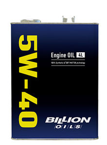 BILLION OILS ビリオンオイルズ　エンジンオイル ５W－４０　４L 　BOIL-05W04　アウトレット品 