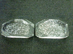 10117合成水晶（人工水晶）中型サイズ2個セット