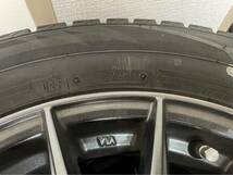 6AARC4/　スタッドレスタイヤ DUNLOP WINTER MAXX 215/60R16 95Q・ホイール Weds VELVA SPORT2 8102 16×6l/2J ４本セット_画像9