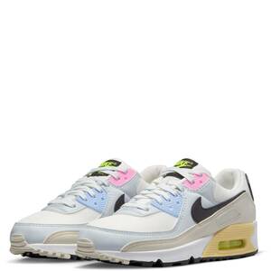 新品 NIKE W AIR MAX 90 SUMMIT WHITE/BLACK-LIGHT BONE 23SP-I DQ0374 100 24.5cm 黒タグ付