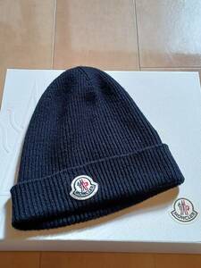 国内正規 美品 MONCLER モンクレール BERRETTO TRICOT ロゴワッペン ニットキャップ ユニセックス