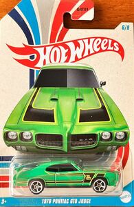★再々値下げ! ホットウィール 1970 ポンティアック GTO ジャッジ PONTIAC GTO JUDGE アメリカンスチール 1/64 HOTWHEELS HW未開封新品