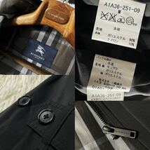 g10【完全別格!!2wayコーデ】定価18万●未使用品級BURBERRY LONDON●高級トレンチコート●メンズ　バーバリーコート　シャドーノバチェック_画像10