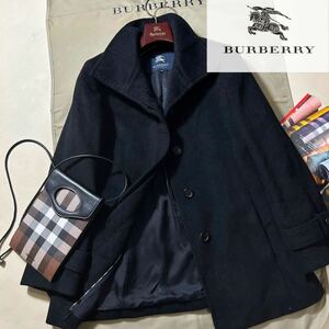 g16極上の光沢アンゴラ!!参考価格12万●超美品BURBERRY LONDON★滑らかな手触り〜高級トレンチコート●バーバリーコート　レディース 40 