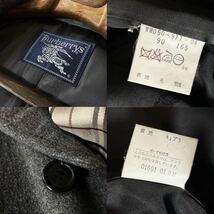 K30完全なるカシミヤ100%!!定価30万●超美品BURBERRY collection●希少ホースマーク刺繍●高級チャスターコート●メンズ　バーバリーコート_画像10