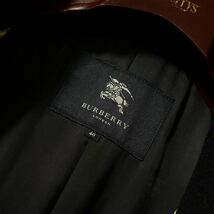 K17 女性の品格◆参考価格14万●超美品BURBERRY LONDON●メルトンウール〜高級トレンチPコート　バーバリーコート　レディース 40_画像9