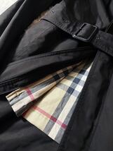 g33【圧倒的存在感】定価18万●BURBERRY LONDON●贅沢なキルティングライナー付き　最高級2wayトレンチコート●バーバリーコート　メンズ　_画像8