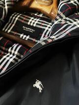 h30【極暖FOXファー!!】定価14万●超美品級BURBERRY ●高級ジップアップ!!ホワイトグースダウン95%ジャケット●バーバリーコート　メンズ　_画像6