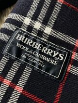 J10【完全高級カシミヤ!!】定価20万●超美品BURBERRY LONDON●柔らかなカシミヤ仕様!!ダッフルコート●メンズ　バーバリーコート　L _画像9