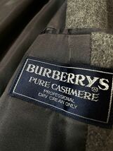 K30完全なるカシミヤ100%!!定価30万●超美品BURBERRY collection●希少ホースマーク刺繍●高級チャスターコート●メンズ　バーバリーコート_画像2