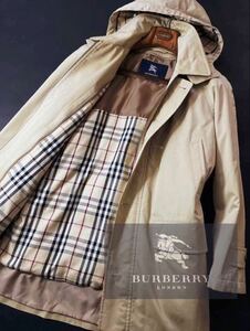 J31【完全別格!!ラグジュアリー】定価15万●超美品BURBERRY●2way極暖ライナー　ダウンジャケットコート●メンズ　バーバリーコート　L