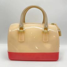 FURLA フルラ キャンディバッグ ハンドバッグ バイカラー レディース 鞄 保存袋付_画像2