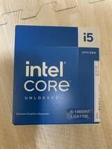 CPU インテル / Intel CPU Corei5 14600KF 第14世代 14コア(6P+8E) 5.3GHz BOX 国内正規代理店品 新品未使用未開封_画像1