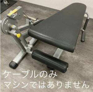 TUFFSTUFF (タフスタッフ) レッグエクステンション&プローンレッグカール用　互換ケーブル(49cmモデル)