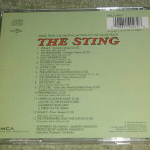 The Sting / ７４年サントラ/ marvin hamlisch,scot joplin / ラグタイムの画像2