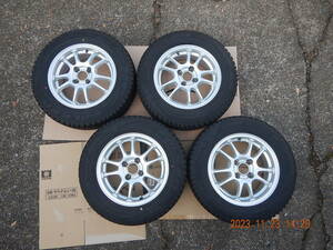 ■スタッドレス・アルミホイール中古4本セット ファルケンW-ACE 175/70R14 2020年製 ■