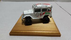 40円 当時物☆マジョレットミニカー NO.277 4×４TOYOTA LANDCRUISER トヨタ ランドクルーザー ランクル FJ40 ラリー仕様 1/53 フランス製