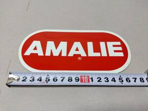 100円 非売品☆ 当時物 1990年代 AMALIE アマリー モーターオイル エンジンオイル　ステッカー バイク