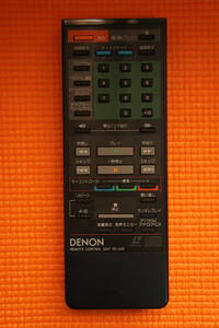 ★【超希少・中古良品】ＤＥＮＯＮ：ＬＤプレーヤー用リモコン（ＲＣ－５０８）★