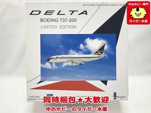 インフライト　1/200　デルタ航空　ボーイング737-200 IF732013　飛行機模型　同梱OK　1円スタート★S