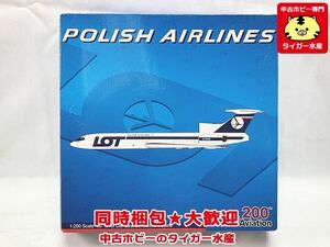 Aviation200　1/200　LOT ポーランド航空 Tu-154M SP-LCI　飛行機模型　同梱OK　1円スタート★S