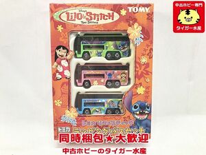 トミカ　ディズニー　リロ＆スティッチ　ラッピングバスセット　未開封　ミニカー　同梱OK　1円スタート★S