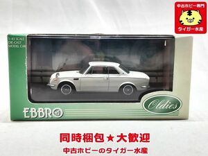 エブロ　1/43　トヨタ 1600 GT 5 ホワイト　366　ミニカー　同梱OK 　1円スタート★M