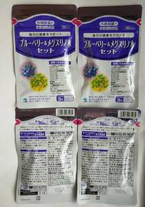 【即決 送料無料】４袋セット 小林製薬 ブルーベリー&メグスリノ木EX 30日分 新品 