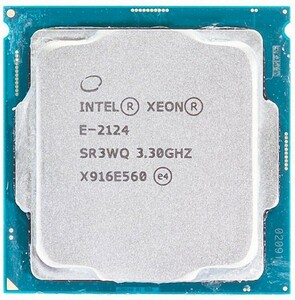 Intel Xeon E-2124 SR3WQ 4C 3.3GHz 8MB 71W LGA1151