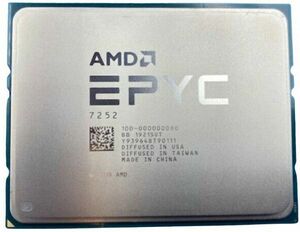 AMD EPYC 7252 8C 3.1GHz 3.2GHz 64MB Socket SP3 2P 120W