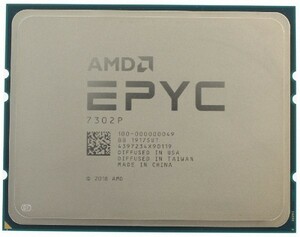 AMD EPYC 7302P 16C 3GHz 3.3GHz 128MB Socket SP3 1P 155W