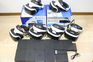 PlayStation VR プロセッサユニット 11台 その他付属品【ジャンク】PSVR