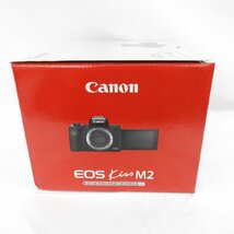 【未使用品】Canon キャノン ミラーレス一眼レフカメラ EOS Kiss M2 ダブルズームキット ホワイト ※箱傷有 11442639 1205_画像9