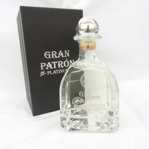 【未開栓】GRAN PATRON PLATINUM グランパトロン プラチナ テキーラ スピリッツ 750ml 40％ 箱付 11441720 1205