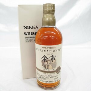 【未開栓】NIKKA ニッカ シングルモルト 余市 12年 ウッディ&バニラ ウイスキー 500ml 55％ 箱あり 11445225 1206