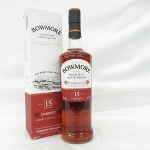 【未開栓】BOWMORE ボウモア 15年 ダーケスト ウイスキー 700ml 43% 箱付 11439858 1208