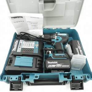 【中古品】makita マキタ 充電式ドライバドリル DF487DRGX 18V 6.0Ah ブルー 11439601 1211