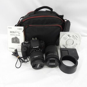 【中古品】Canon キャノン デジタル一眼レフカメラ EOS Kiss X8i ダブルズームキット(18-55/55-250) 907334133 1215