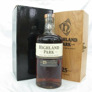 【未開栓】HIGHLAND PARK ハイランドパーク 25年 シングルモルト ウイスキー 700ml 45.7% 木箱付 11449879 1213