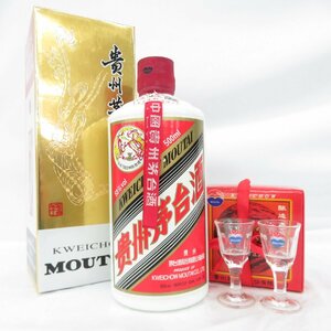 【未開栓】貴州茅台酒 マオタイ酒 天女ラベル 2018 MOUTAI KWEICHOW 中国酒 500ml 53% 956g 箱/グラス付 11448970 1214