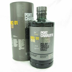 1円～ 【未開栓】PORTCHARLOTTE ポートシャーロット MRC:01 2010 ヘビリーピーテッド ウイスキー 700ml 59.2％ 箱付 11449957 1221