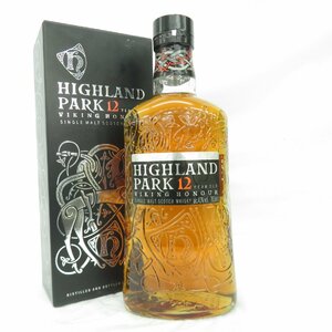 【未開栓】HIGHLAND PARK ハイランドパーク 12年 ヴァイキング・オナー ウイスキー 700ml 40% 箱付 11449944 1219