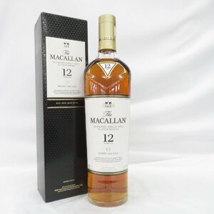 1円～【未開栓】The MACALLAN ザ・マッカラン 12年 シェリーオーク ウイスキー 700ml 40% 箱付 11454798 1219