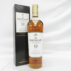 1円～【未開栓】The MACALLAN ザ・マッカラン 12年 シェリーオーク ウイスキー 700ml 40% 箱付 11457244 1219