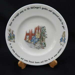 1円～【中古品】WEDGWOOD ウェッジウッド ピーターラビット プレート 皿 約20cm 本体のみ 11442241 1225