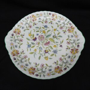 1円～【中古品】MINTON ミントン ハドンホールグリーン プレート 皿 11442240 1225